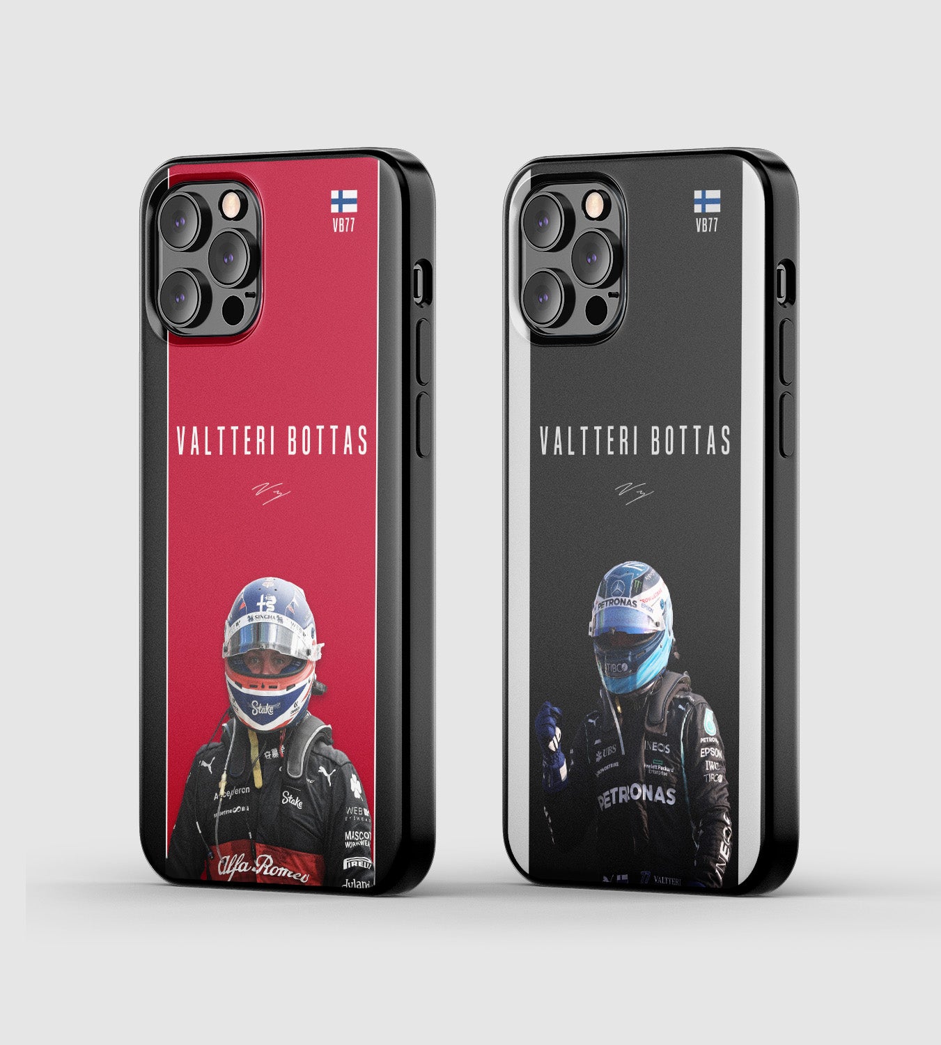 Formula 1 Mercedes and Alfa Romeo driver Valtteri Bottas phone case