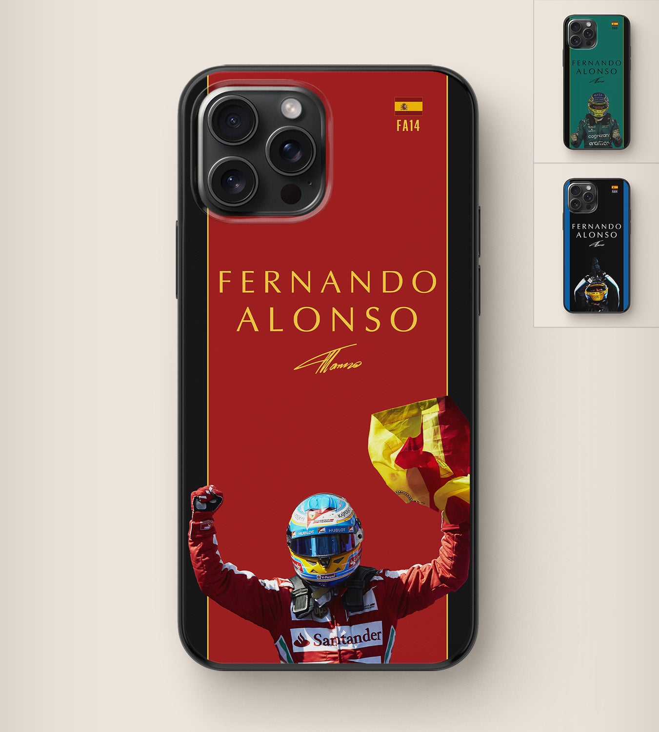 Fernando Alonso Formula 1 Phone Case