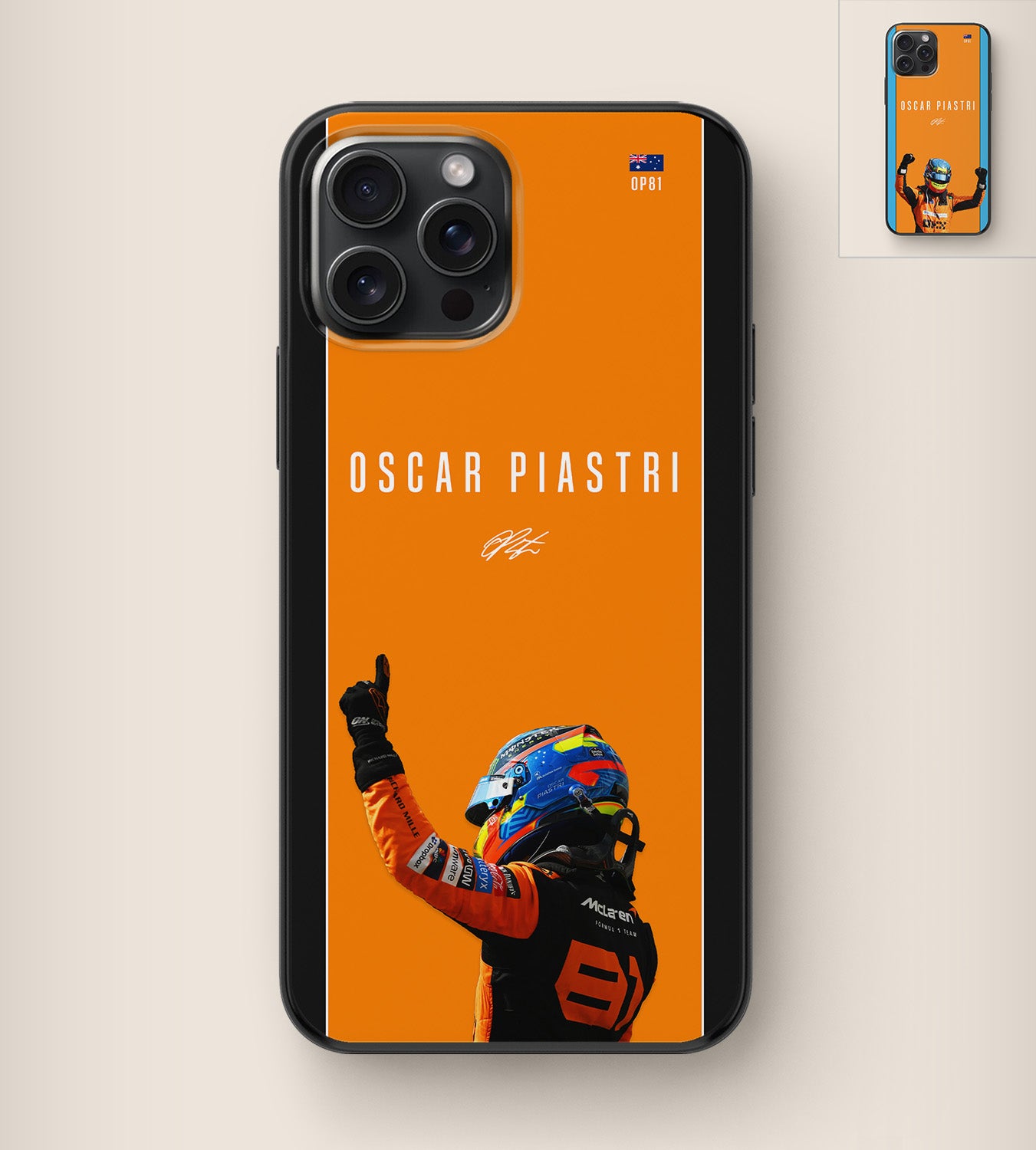 Oscar Piastri Formula 1 Phone Case