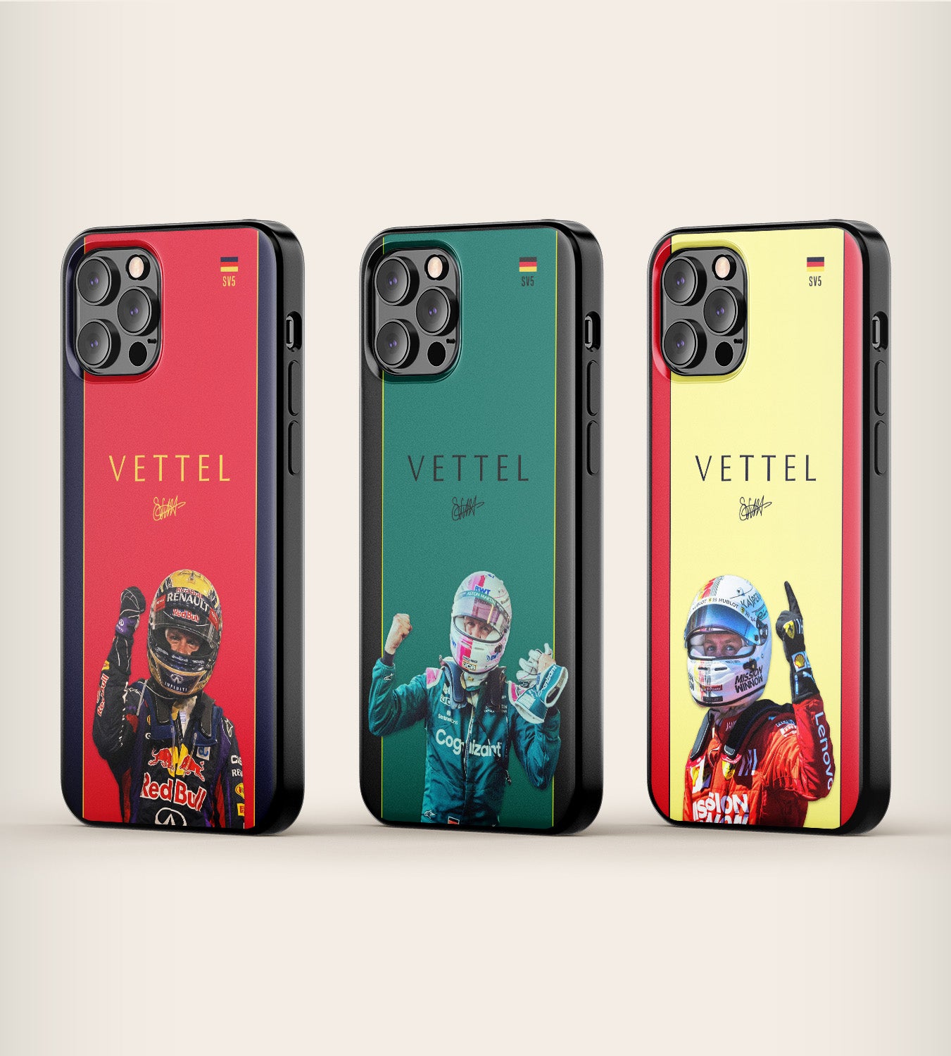 Sebastian Vettel Formula 1 Phone Case