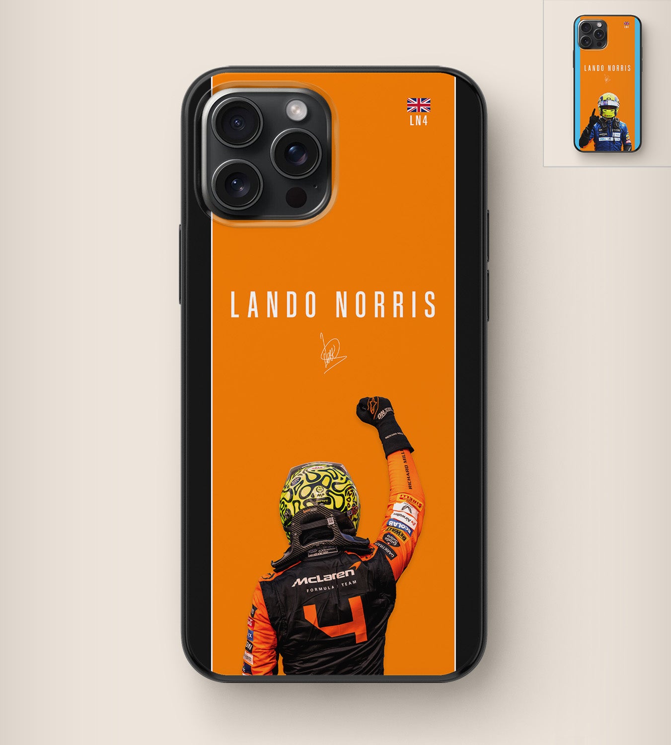 Formula 1 McLaren driver Lando Norris phone case