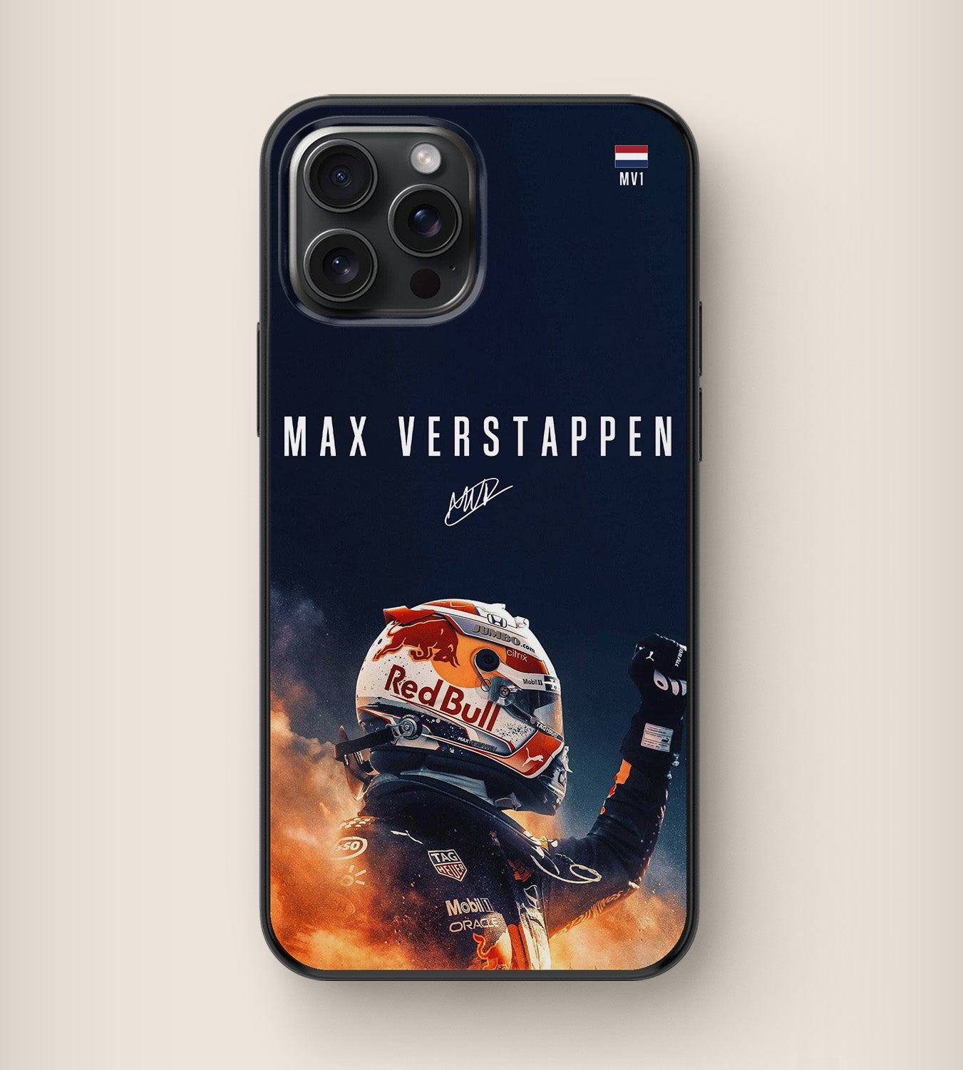 Formula 1 Red Bull Racing driver Max Verstappen phone case