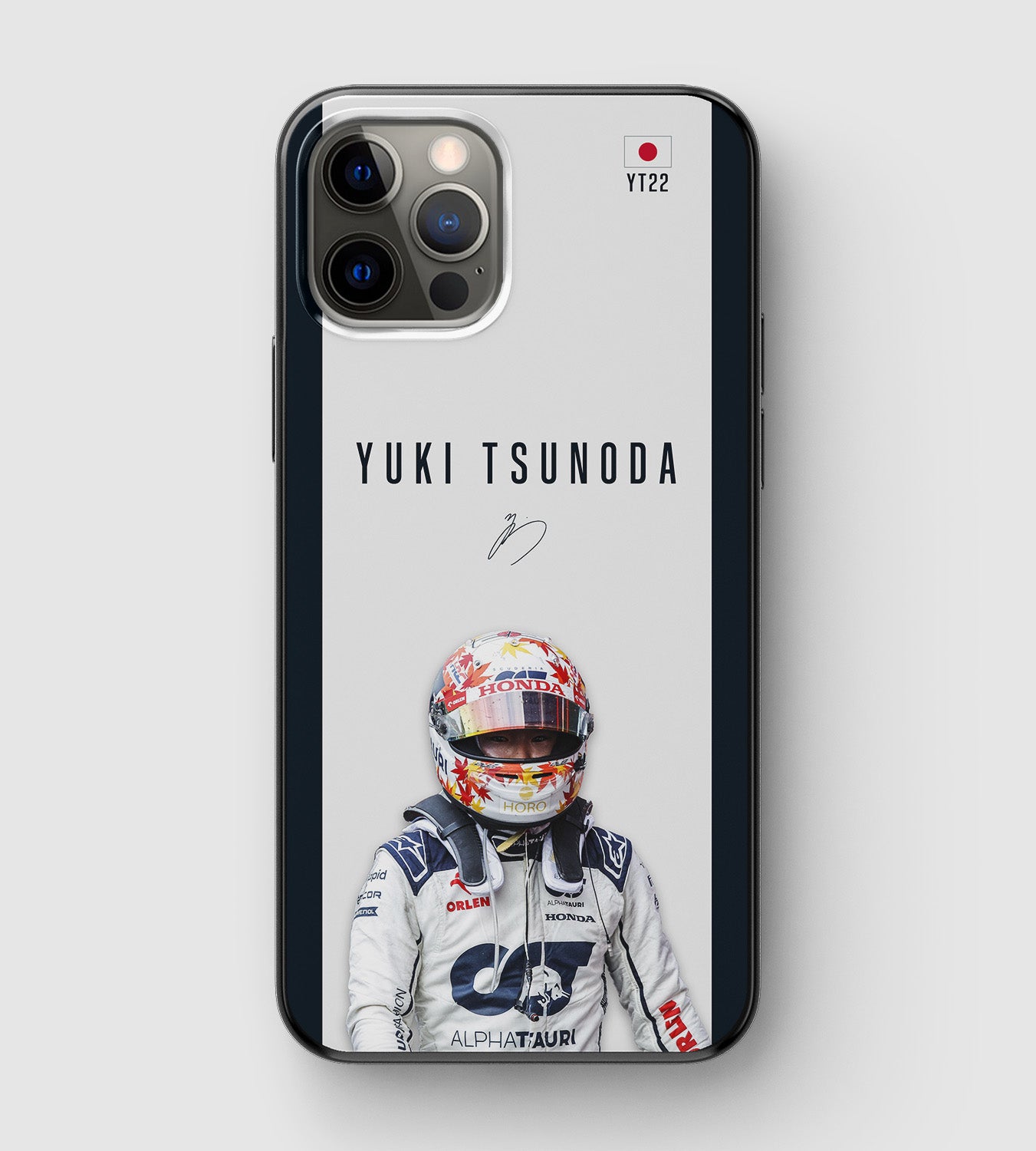 Yuki Tsunoda Formula 1 Phone Case Clean Motorsport