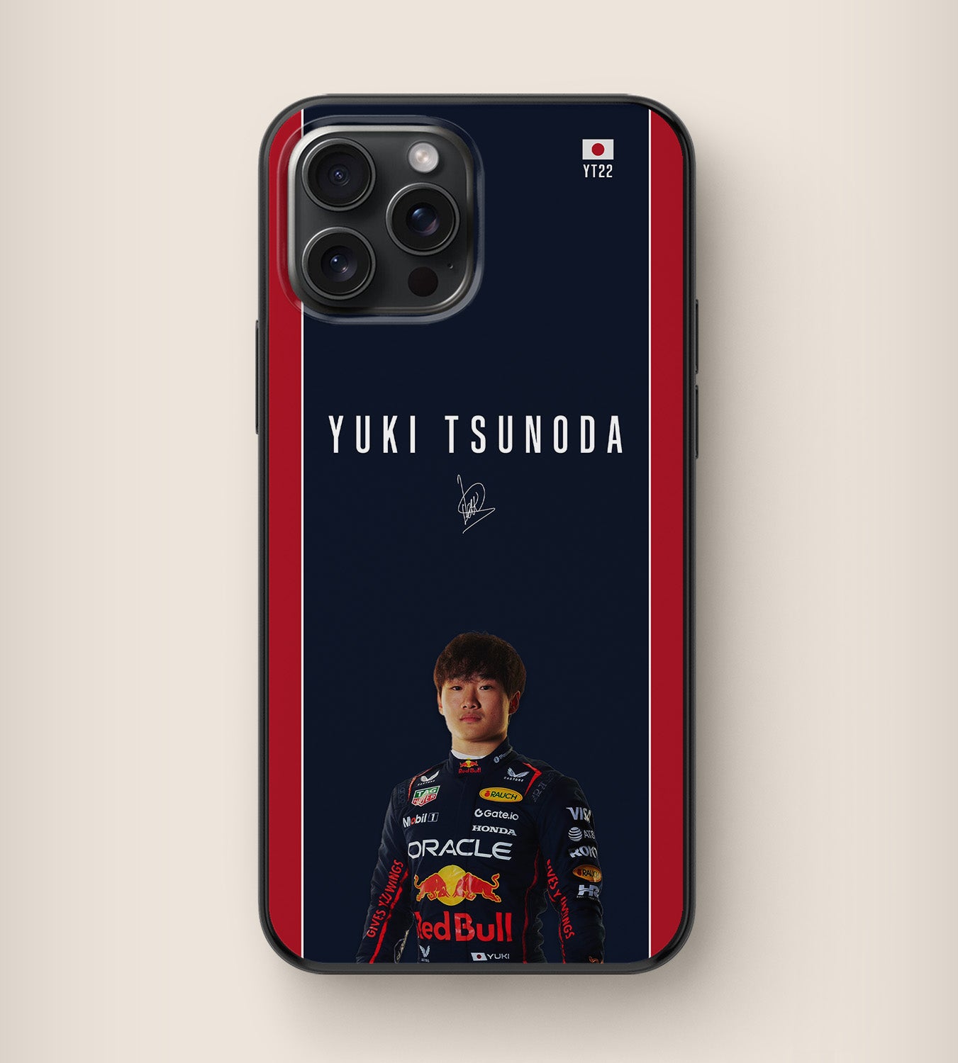 Formula 1 Red Bull driver Yuki Tsunoda phone case