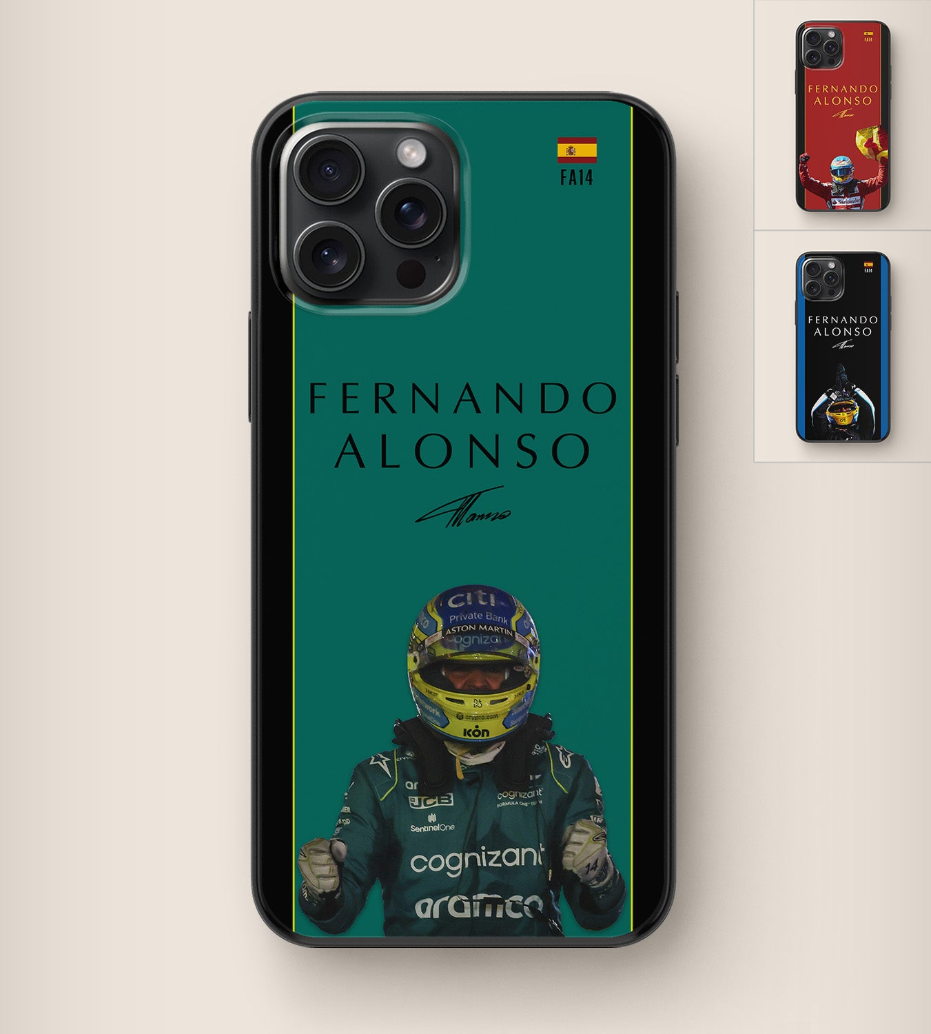 Fernando Alonso Formula 1 Phone Case