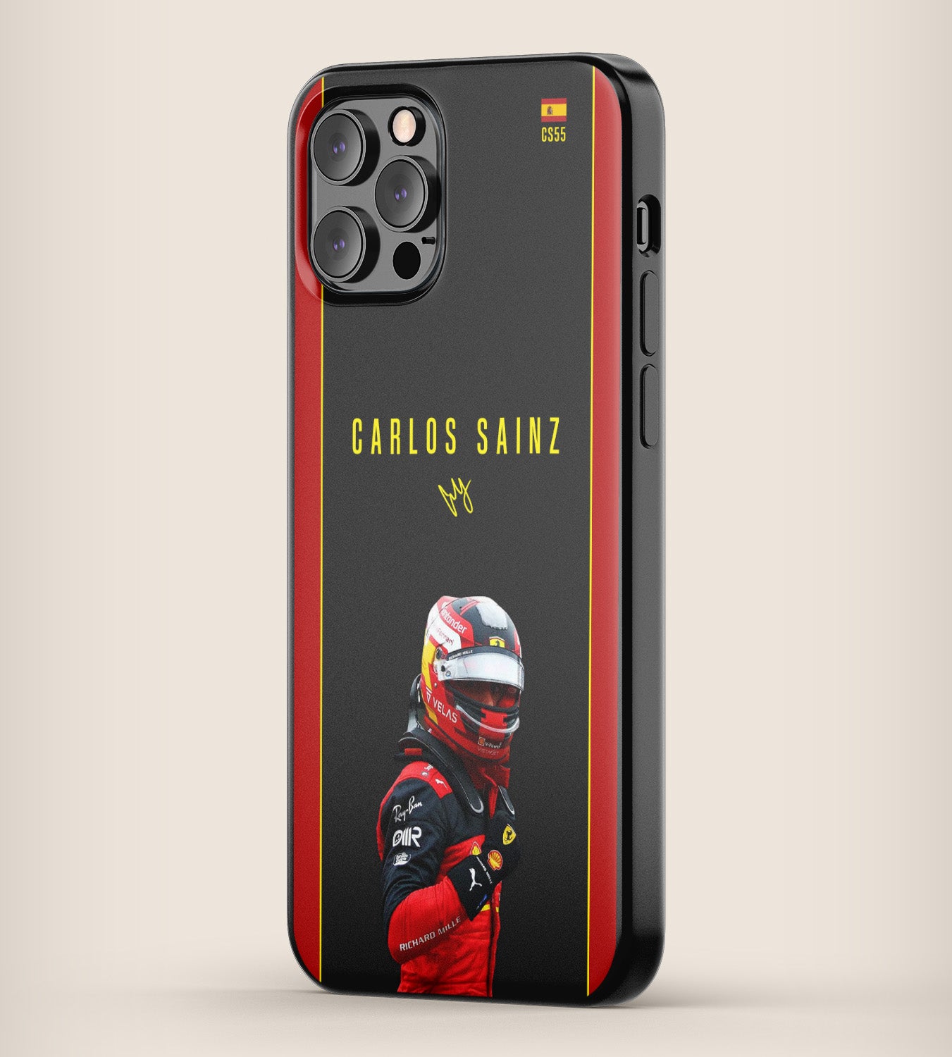 Formula 1 Ferrari driver Carlos Sainz phone case