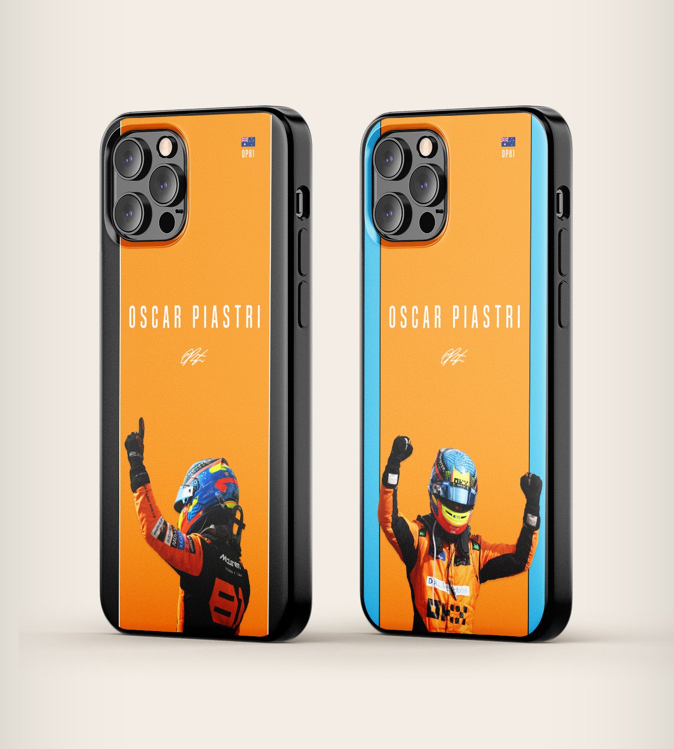 Formula 1 McLaren driver Oscar Piastri phone case
