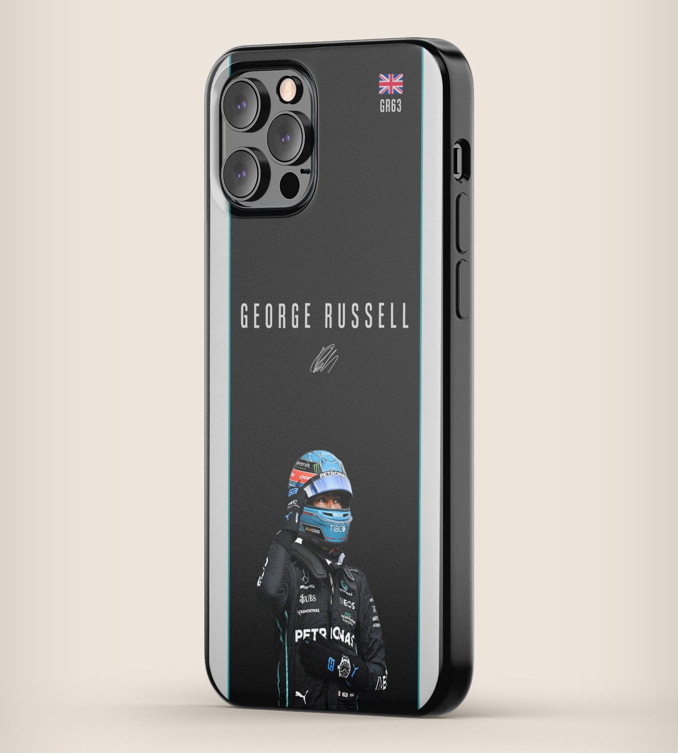 Formula 1 Mercedes-AMG Petronas driver George Russell phone case