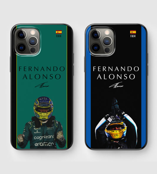 Formula 1 Alpine and Aston Martin driver Fernando Alonso phone case