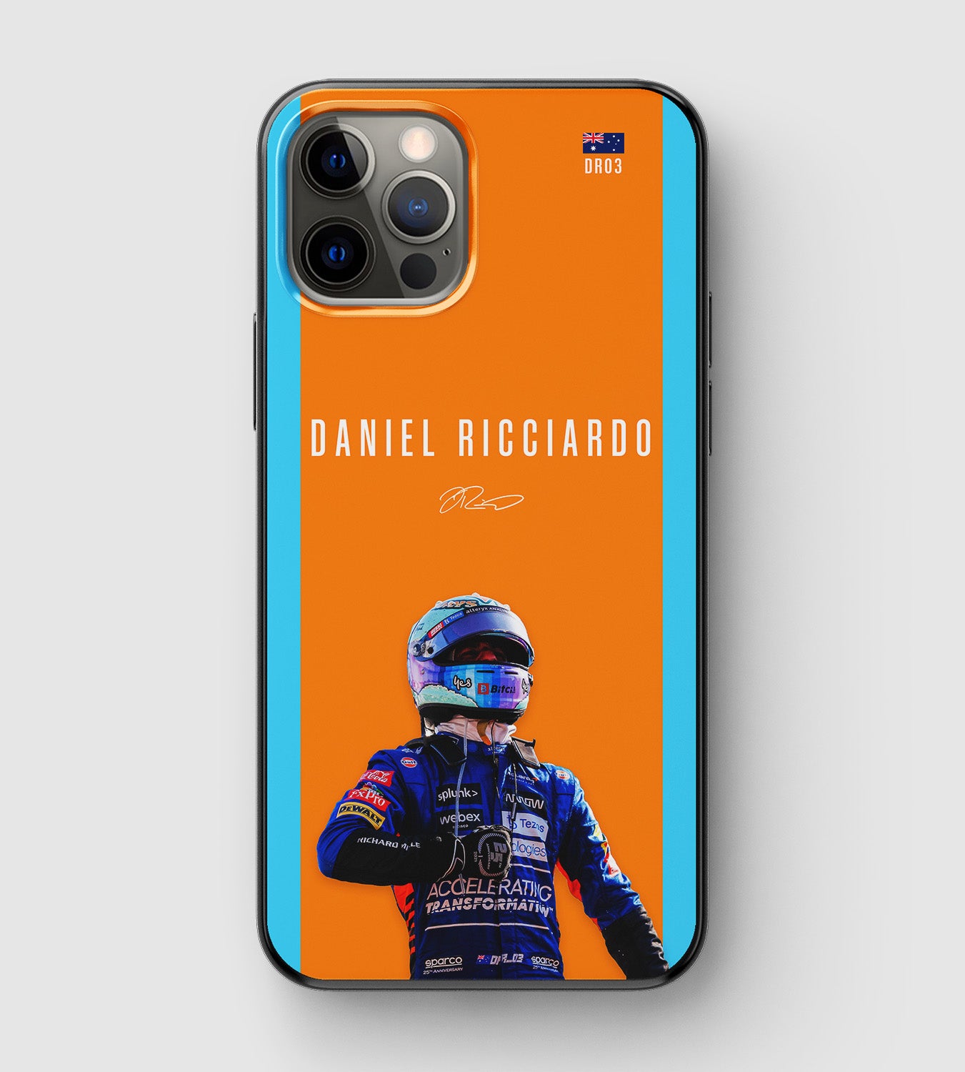 Formula 1 McLaren driver Daniel Ricciardo phone case