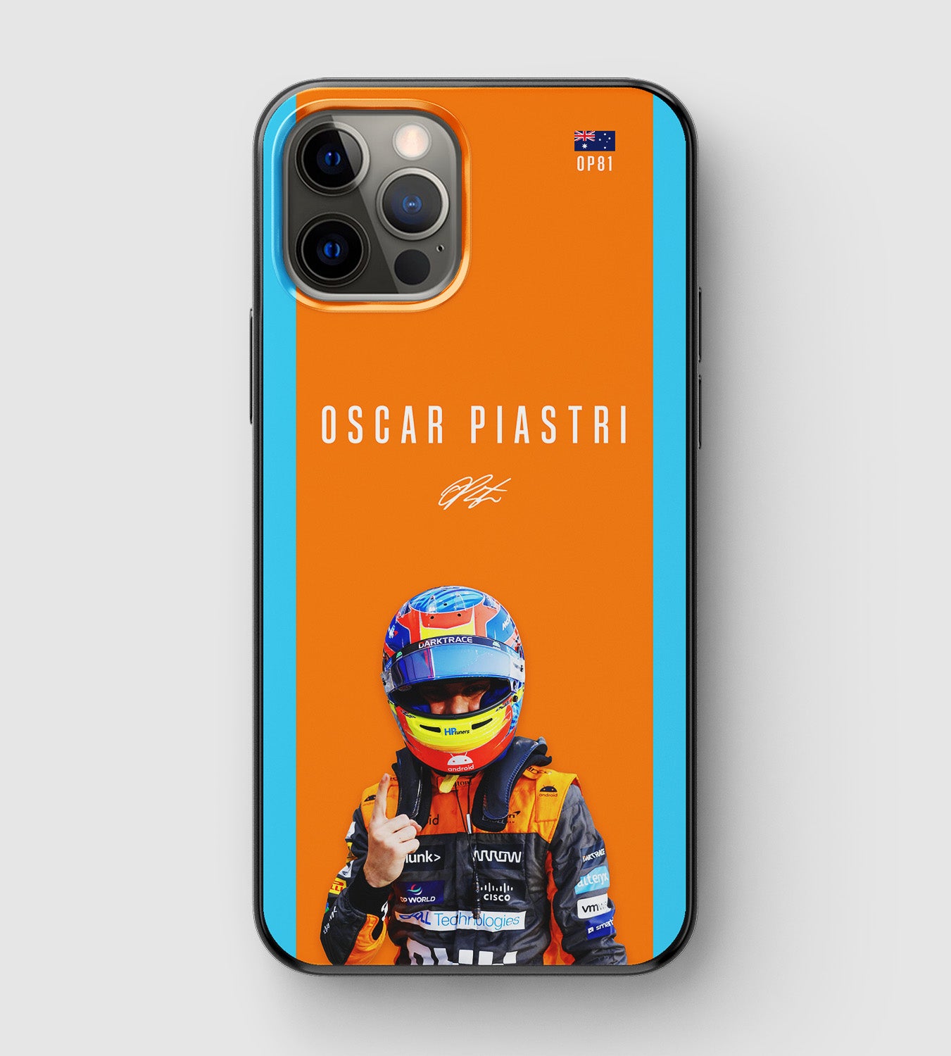 Formula 1 McLaren driver Oscar Piastri phone case