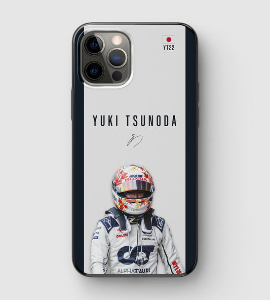 Formula 1 Alpha Tauri and Red Bull driver Yuki Tsunoda phone case