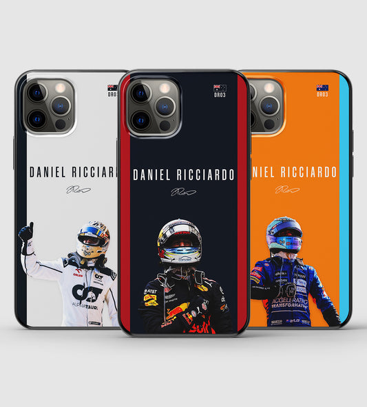 Formula 1 Red Bull and McLaren driver Daniel Ricciardo phone case