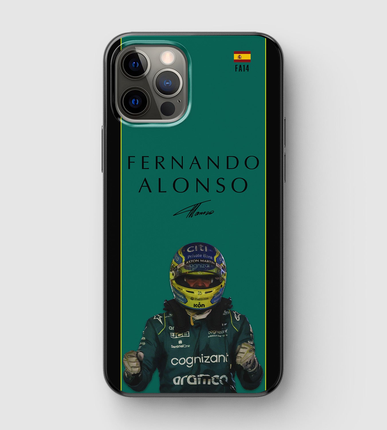 Fernando Alonso Formula 1 Phone Case