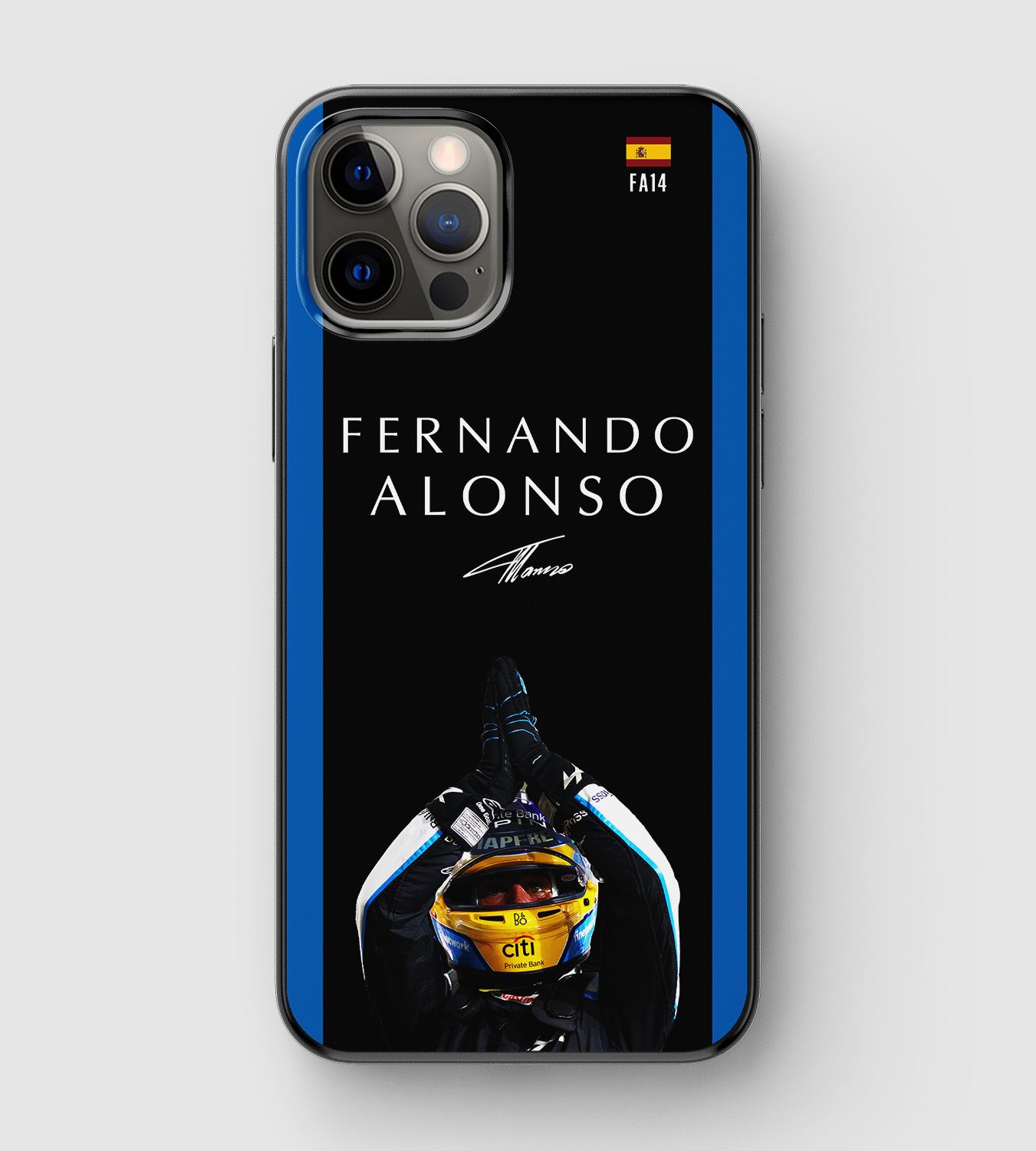Formula 1 Alpine/Renault driver Fernando Alonso phone case