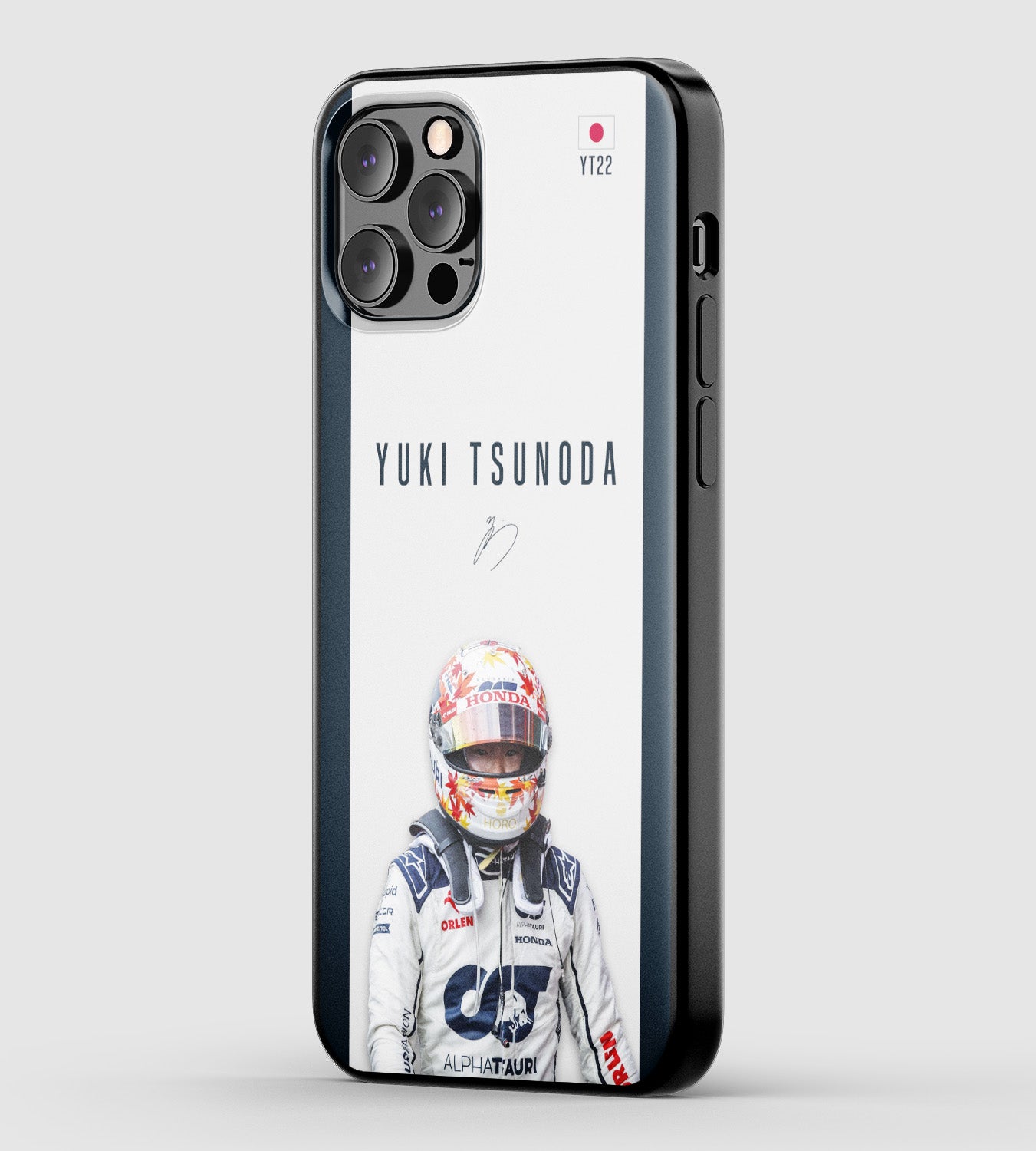 Formula 1 Alpha Tauri and Red Bull driver Yuki Tsunoda phone case