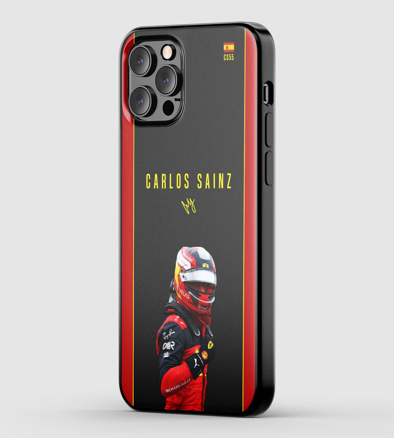 Formula 1 Ferrari driver Carlos Sainz phone case