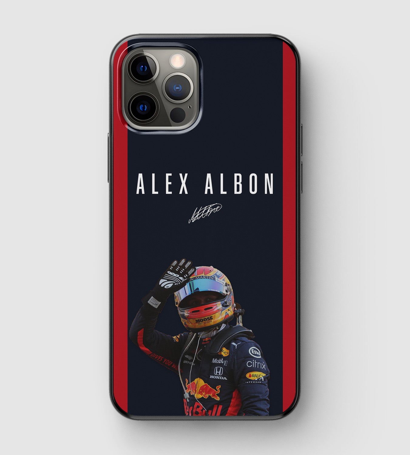 Formula 1 Red Bull driver Alexander (Alex) Albon phone case