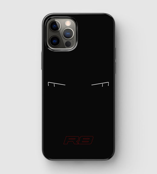 Audi R8 Front Headlights Phone Case Design
