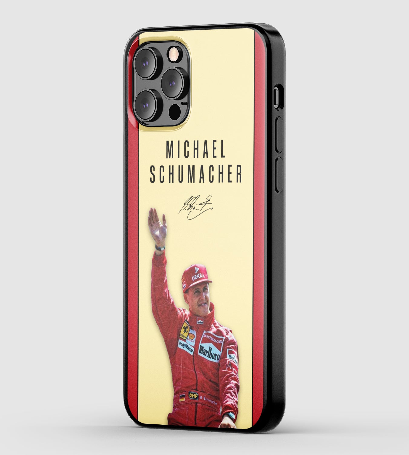 Iconic Formula 1 Ferrari driver Michael Schumacher phone case