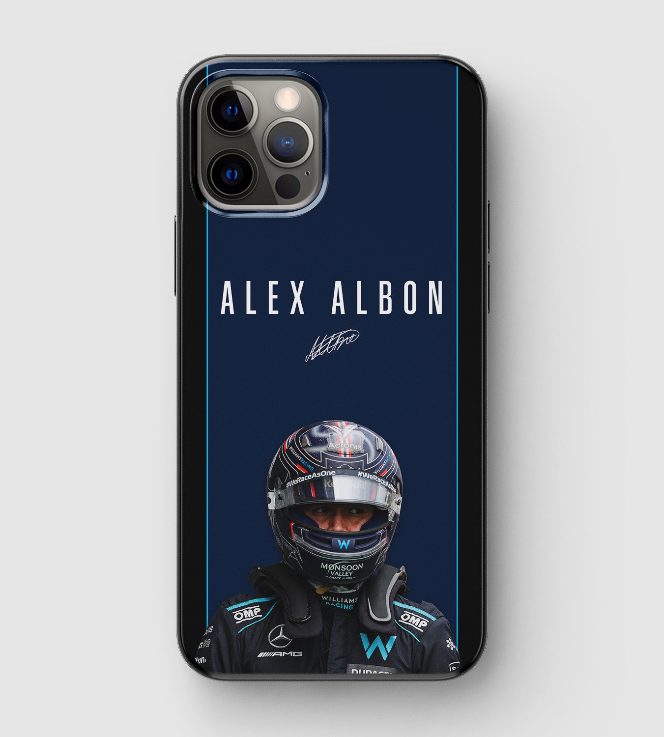 Formula 1 Williams driver Alexander (Alex) Albon phone case